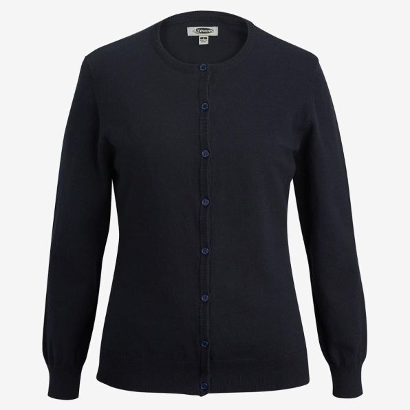 Ladies Jewel Neck Cardigan