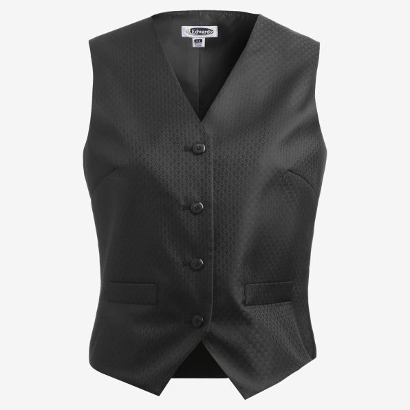 Ladies Diamond Brocade Vest