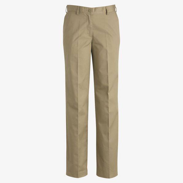 Ladies Utility Chino Flat Front Pant