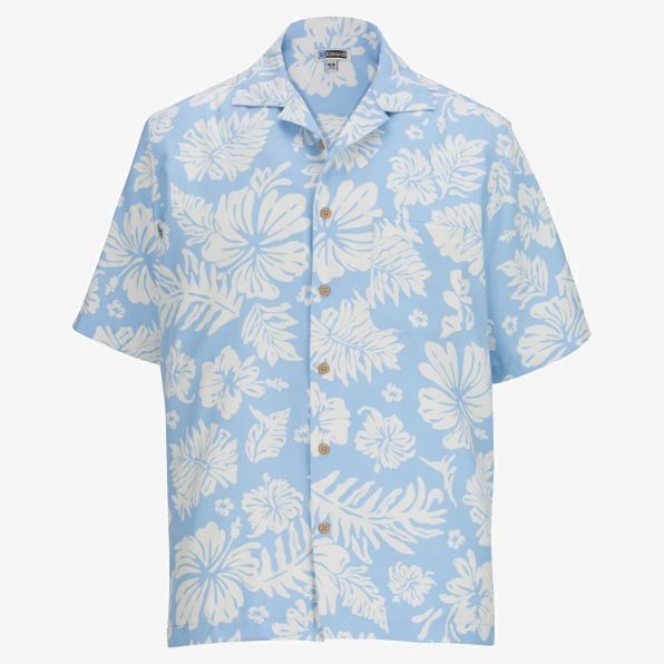 Hibiscus 2-Color Camp Shirt