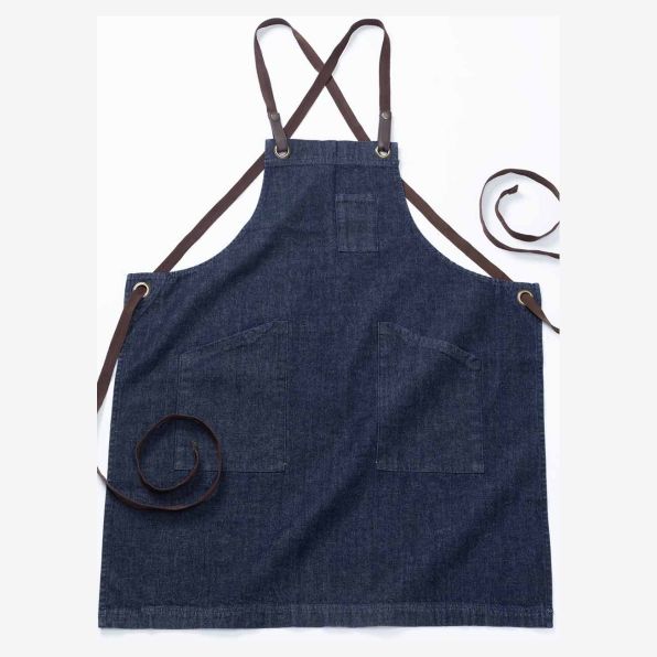 3 Pocket Cross-Back Bib Apron