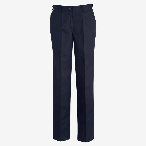 Ladies Utility Chino Flat Front Pant