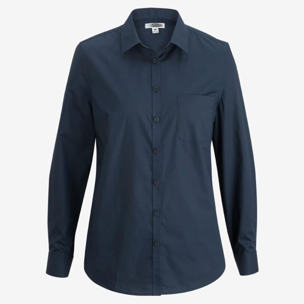 Ladies L/S Stretch Poplin Blouse