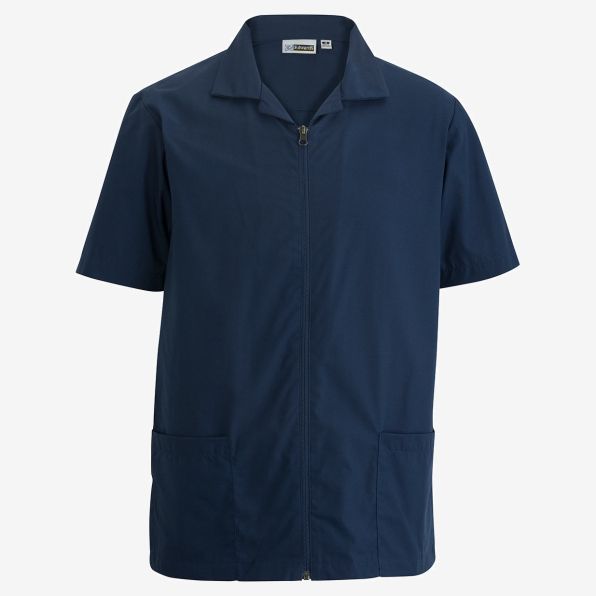 Mens Zip Front Service Shirt