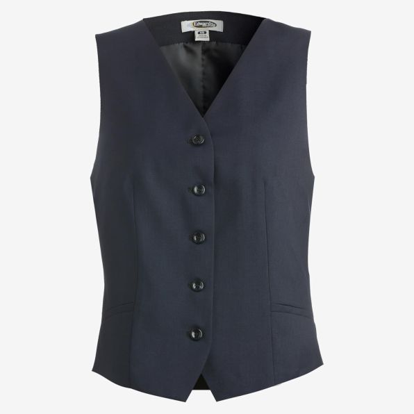 Ladies Synergy Washable High-Button Vest