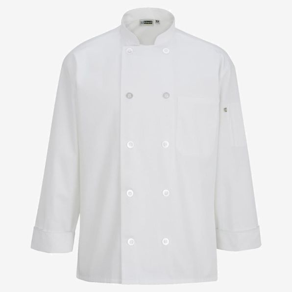 10 Button Chef Coat With Mesh