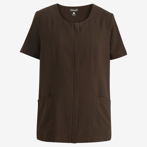 Ladies Scoop Neck Spun Poly Tunic