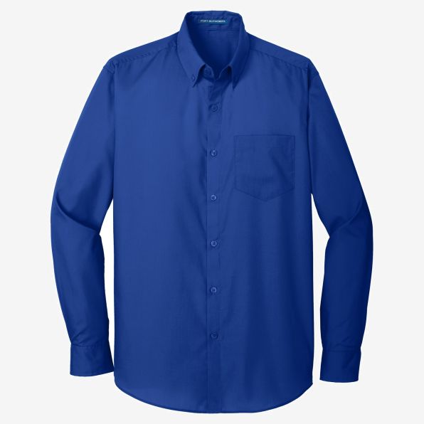 Port Authority Long Sleeve Carefree Poplin Shirt