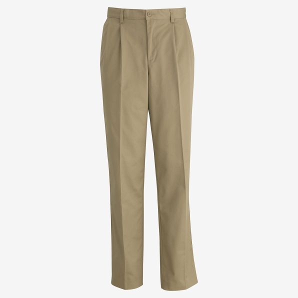 Mens Utility Chino Pleated Pant