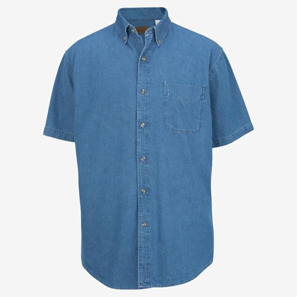 Denim Midweight Short Sleeve Shirt