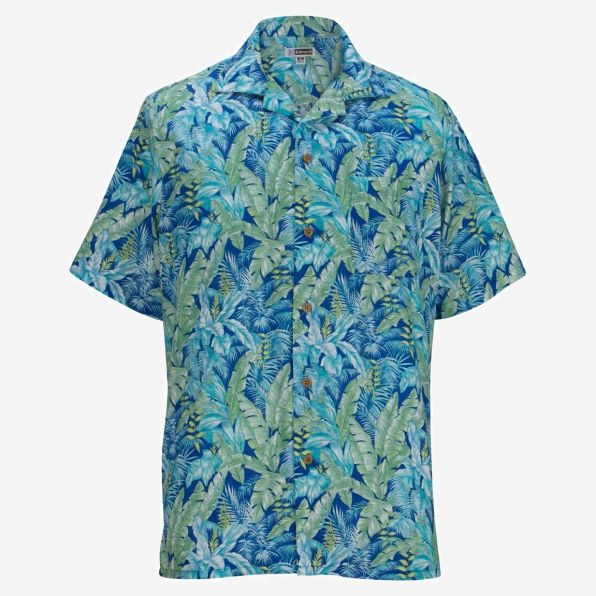 Tropical Leaf Camp Shirt