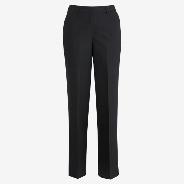 Ladies Easy Fit Polywool Flat Front Pant