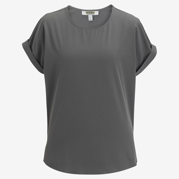Ladies Dolman Short Sleeve Blouse