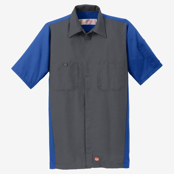 Red Kap Short Sleeve Ripstop Crew Shirt