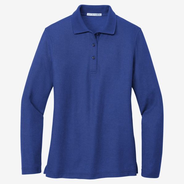 Port Authority Women's Silk Touch Long Sleeve Polo