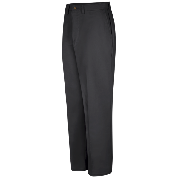 Flat Front Casual Stretch Twill Pant